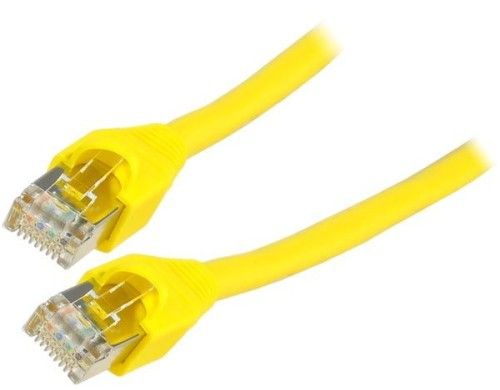 Cordon RJ45 catégorie 6 SSTP 2 m (Jaune)