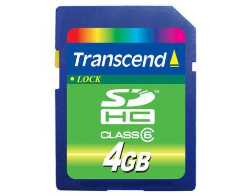 Transcend SDHC 4Go Class 6