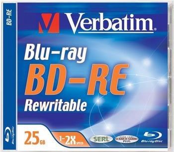 Verbatim BD-RE 25 Go - 2x (Boite CD x1)