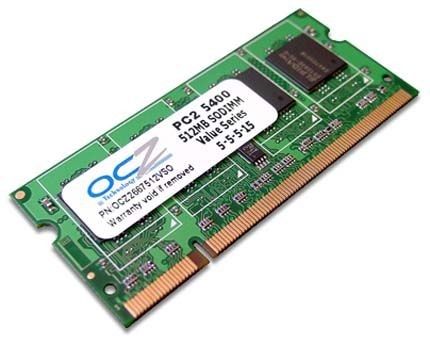 OCZ So-Dimm PC5400 DDR2 1024Mo