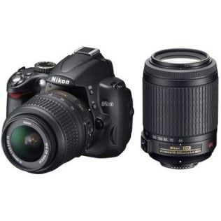 Nikon D5000 (Black) + AF-S DX 18-55 + 55-200