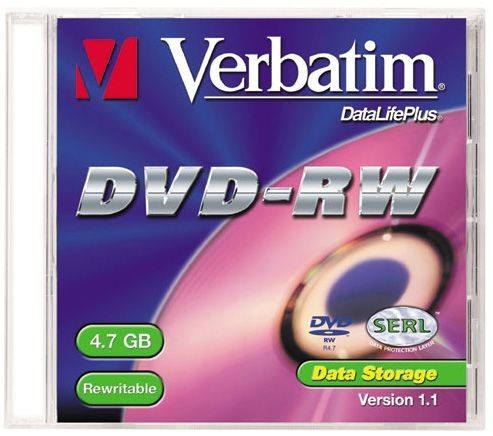 Verbatim DVD-RW 4.7 Go - 4x (Boite CD x10)