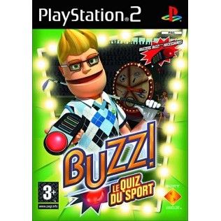 Buzz ! The Sports Quiz + Buzzers - Playstation 2