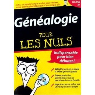 Généalogie pour les nuls - PC