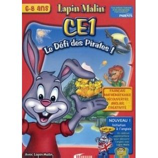 Lapin Malin CE1 : Le Défi des Pirates ! 07/08 - PC