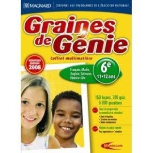 Graines de Génie 6ème 08 - PC