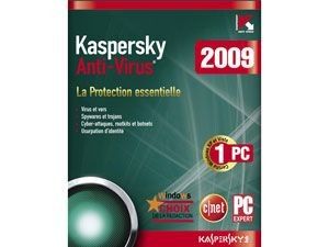 Kaspersky Antivirus 2009 (1 poste) - PC