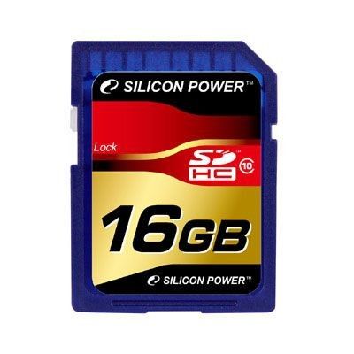 Silicon Power SDHC High Capacity 8Go Class 10