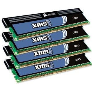 Corsair XMS3 DDR3-1333 CL9 8Go (4x2Go)