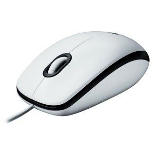 Logitech Mouse M100 (Blanc)
