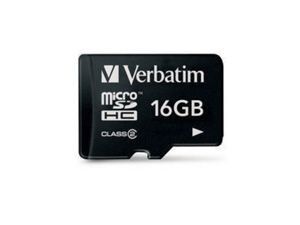 Verbatim Micro SDHC 16Go Class 2