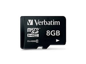 Verbatim Micro SDHC 8Go Class 6