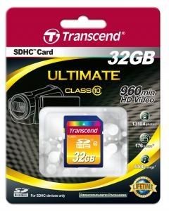 Transcend SDHC 32Go Class 10