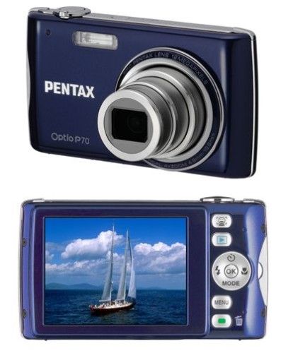 Pentax optio P70 (Bleu)