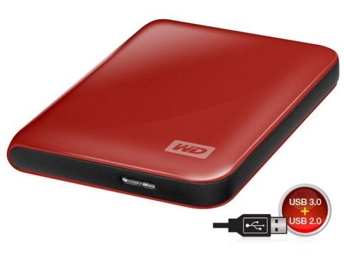 WD My Passport Essential 3.0 500Go (Rouge)