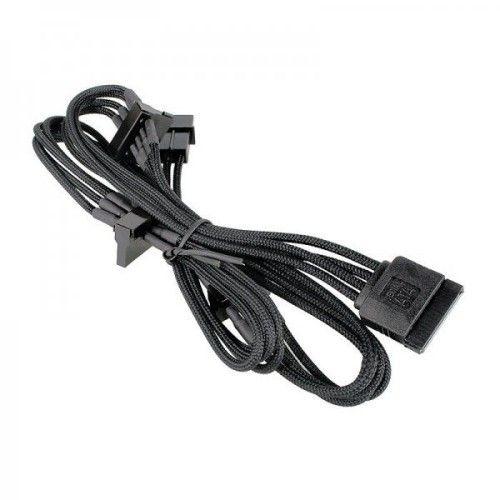 BitFenix Alchemy Molex vers 4 x S-ATA - 20cm (Black)