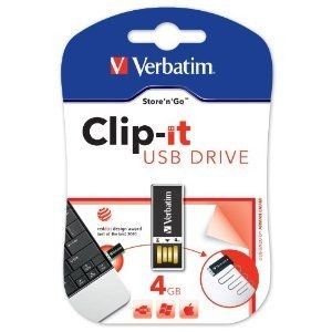 Verbatim Clip-it 4Go (Black)