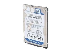 WD 250Go 5400 RPM S-ATA 8Mo (Scorpio Blue WD2500BPVT)