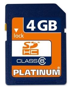 Bestmedia Platinum SDHC Card 4Go