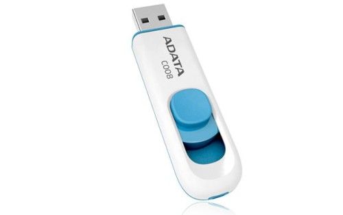 A-Data C008 32Go (Blanc/Bleu)