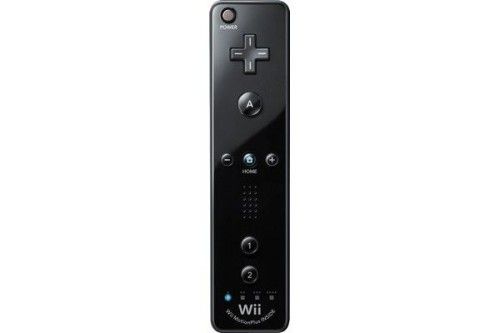 Nintendo Wiimote Plus Noire + Wii MotionPlus intégrée