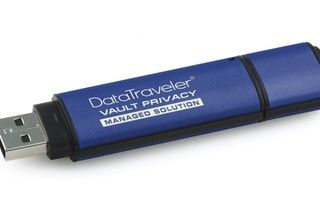 Kingston DataTraveler Vault Privacy Managed 32Go (Bleu)