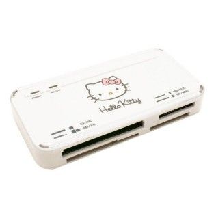 BlueStork Lecteur de cartes Hello Kitty 53 en 1 (Blanc)