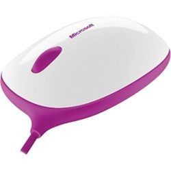 Microsoft Express Mouse (Rose/Blanc)