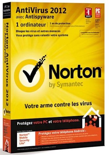 Norton Antivirus 2012 1 poste - PC