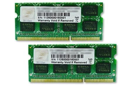 G.Skill So-Dimm SQ DDR3-1600 CL10 16Go (2x8Go)