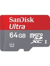 SanDisk Mobile Ultra microSDXC UHS-I 64Go CL10 + Adaptateur SD