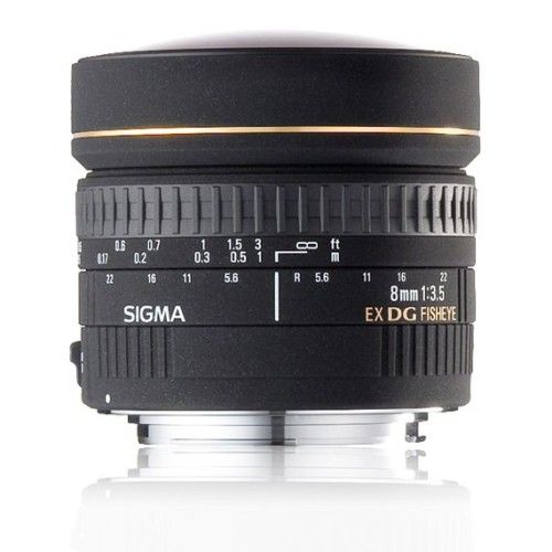 Sigma 8mm F3.5 EX DG CIRCULAR FISHEYE > Canon