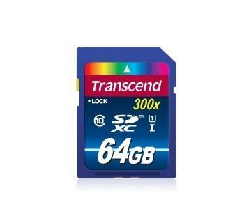 Transcend SDXC UHS-I 300x Premium 64Go Class 10