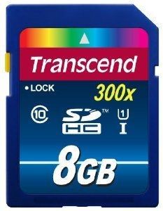 Transcend UHS-1 300x Premium 8Go Class 10