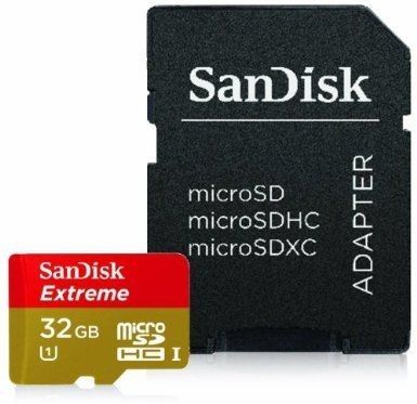 SanDisk Extreme Micro SDHC UHS-I 32Go