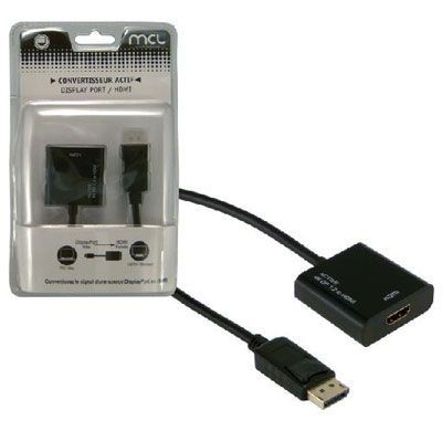 MCL Samar Adaptateur actif DisplayPort Mâle / HDMI Femelle