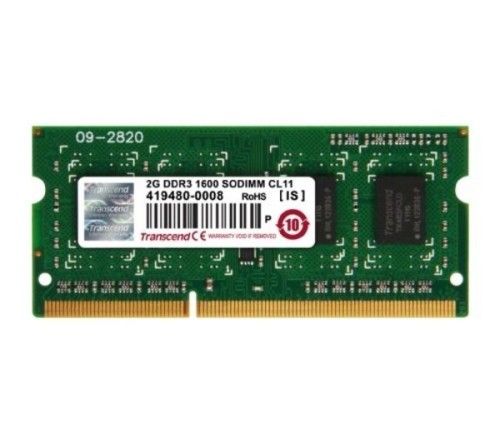 Transcend So-Dimm DDR3-1600 CL11 2Go - JM1600KSN-2G