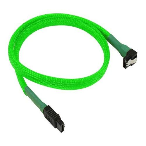 Nanoxia Cable SATA III 6Gb/s 45cm (Vert Fluo)