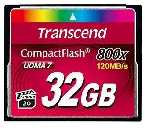 Transcend Compact Flash 32Go (800x)