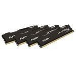 Kingston HyperX Fury Noir 16 Go (4x4Go) DDR4 2400 MHz CL15