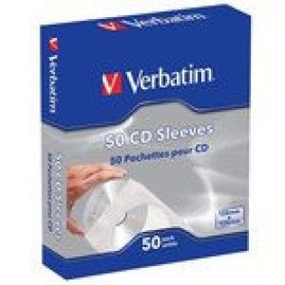 Verbatim pack de 50 pochettes CD/DVD