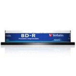 Verbatim BD-R SL 25 Go vitesse 6x imprimable (par 10, spindle)