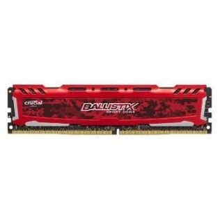 Crucial Ballistix Sport LT DDR4 8 Go 2400 MHz CAS 16 RED