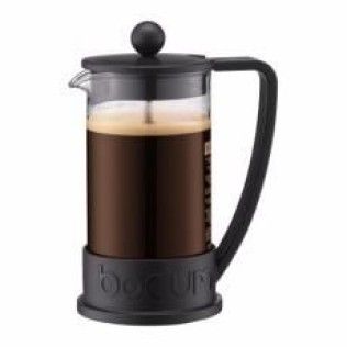 Bodum Brazil - Cafetière à piston 3 tasses 0.35 L (noir)