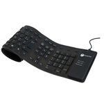 Clavier souple étanche IP67 USB et PS/2 (AZERTY, Français)