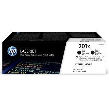 HP Pack de 2 toners d'encre n°201X (CF400XD) - Noir