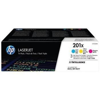 HP Pack de 3 toners d'encre n°201X (CF401XM)