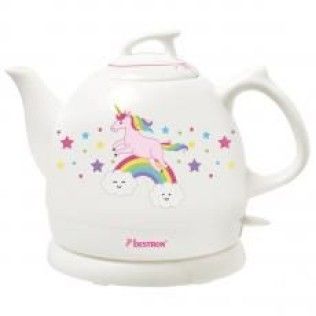 Bestron Théière Bouilloire Licorne 1785 W 0.8 L Céramique