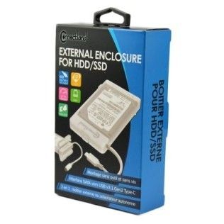 Boîtier externe 2 en 1 pour disque 2.5'' SATA USB v3.1 Gen2 G2-28-WH Blanc Connectland