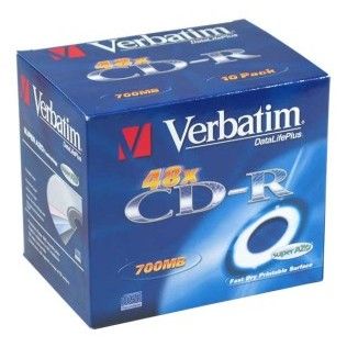 Verbatim 10 CDR 80mn certifié 48x